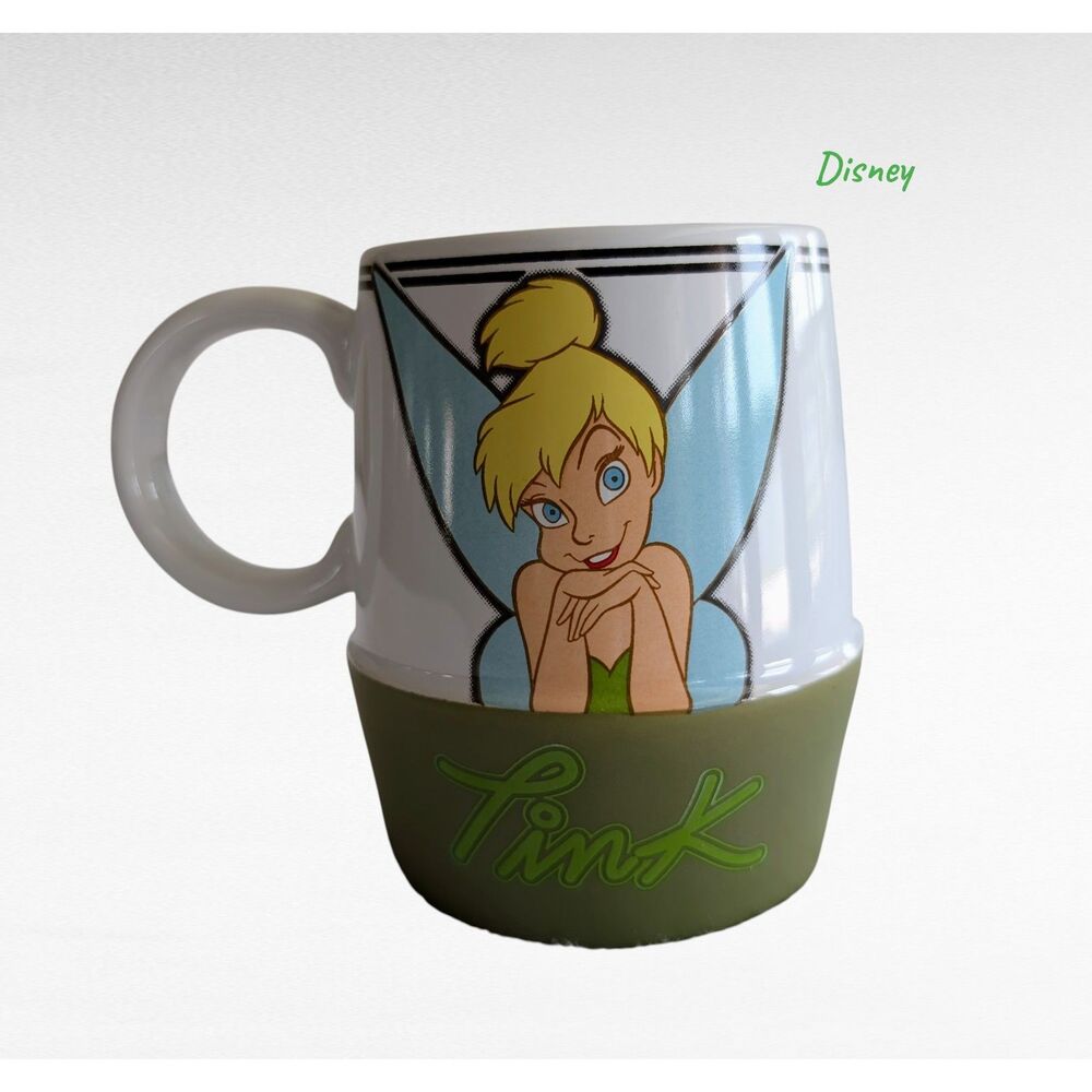 Retro Vintage Rare Disney Tinker-Bell "Tink" Ceramic Coffee/Tea Mug
